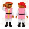 Pirate Bear Mascot Costume