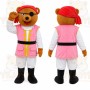 Pirate Bear Mascot Costume