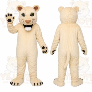 White Tiger Mascot Costume