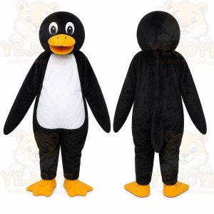 Black Penguin Mascot Costume