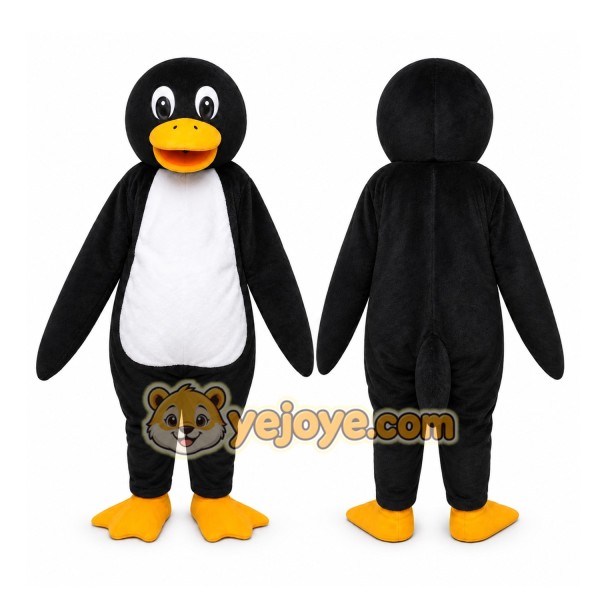 Black Penguin Mascot Costume