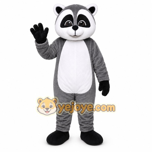 Gray Raccoon Mascot Costume Gray Raccoon Mascot Costume