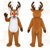 Brown Reindeer Mascot Costume