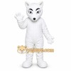 Cute White Wolf Mascot Costume Adult Character Outfit Cute White Wolf Mascot Costume Adult Character Outfit