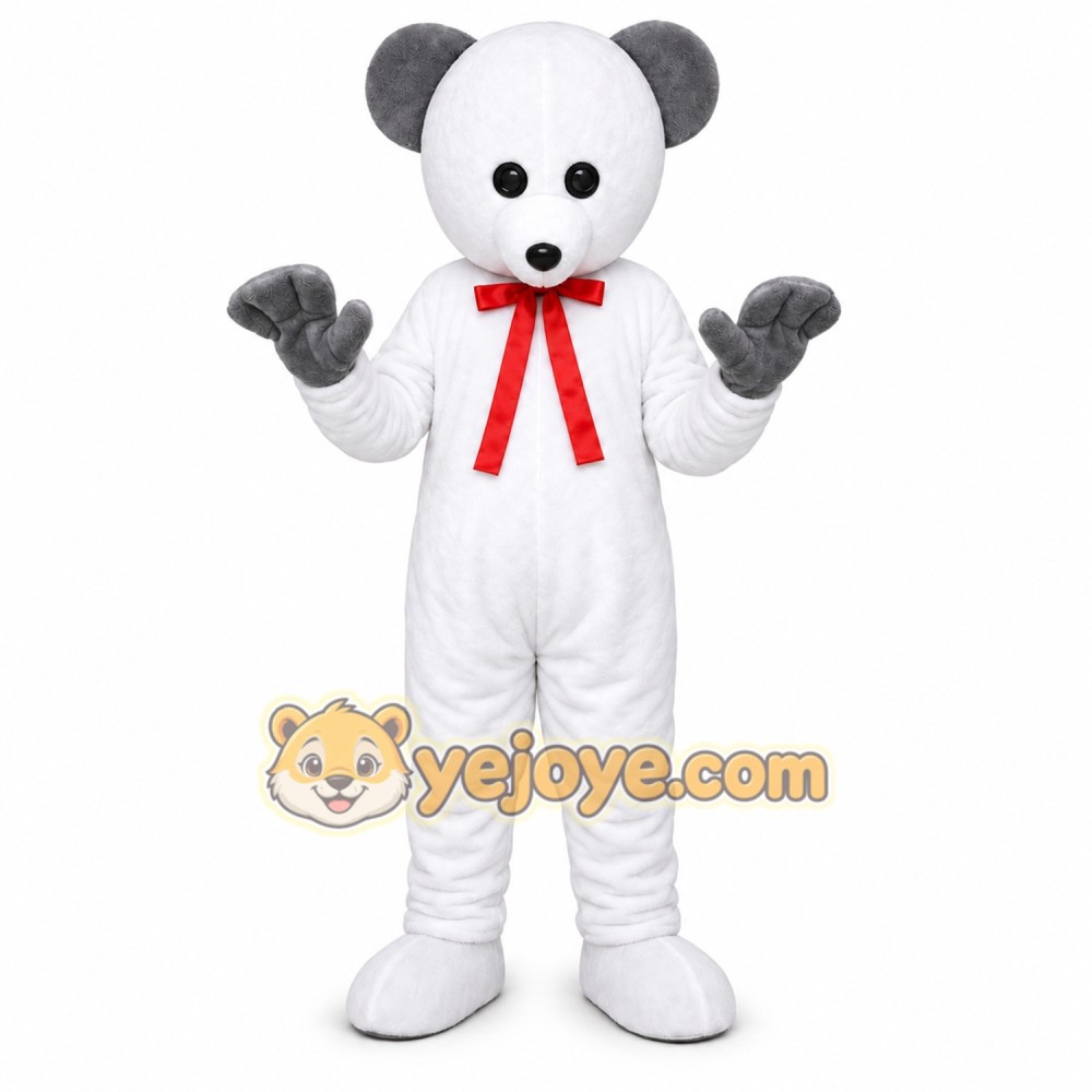 White Panda Mascot Costume White Panda Mascot Costume