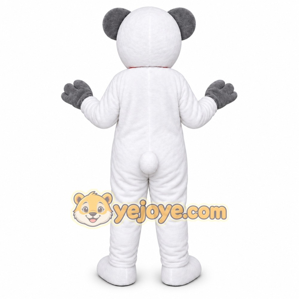 White Panda Mascot Costume White Panda Mascot Costume