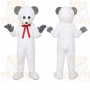 White Panda Mascot Costume