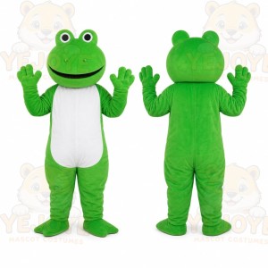 Green Frog Mascot Costume