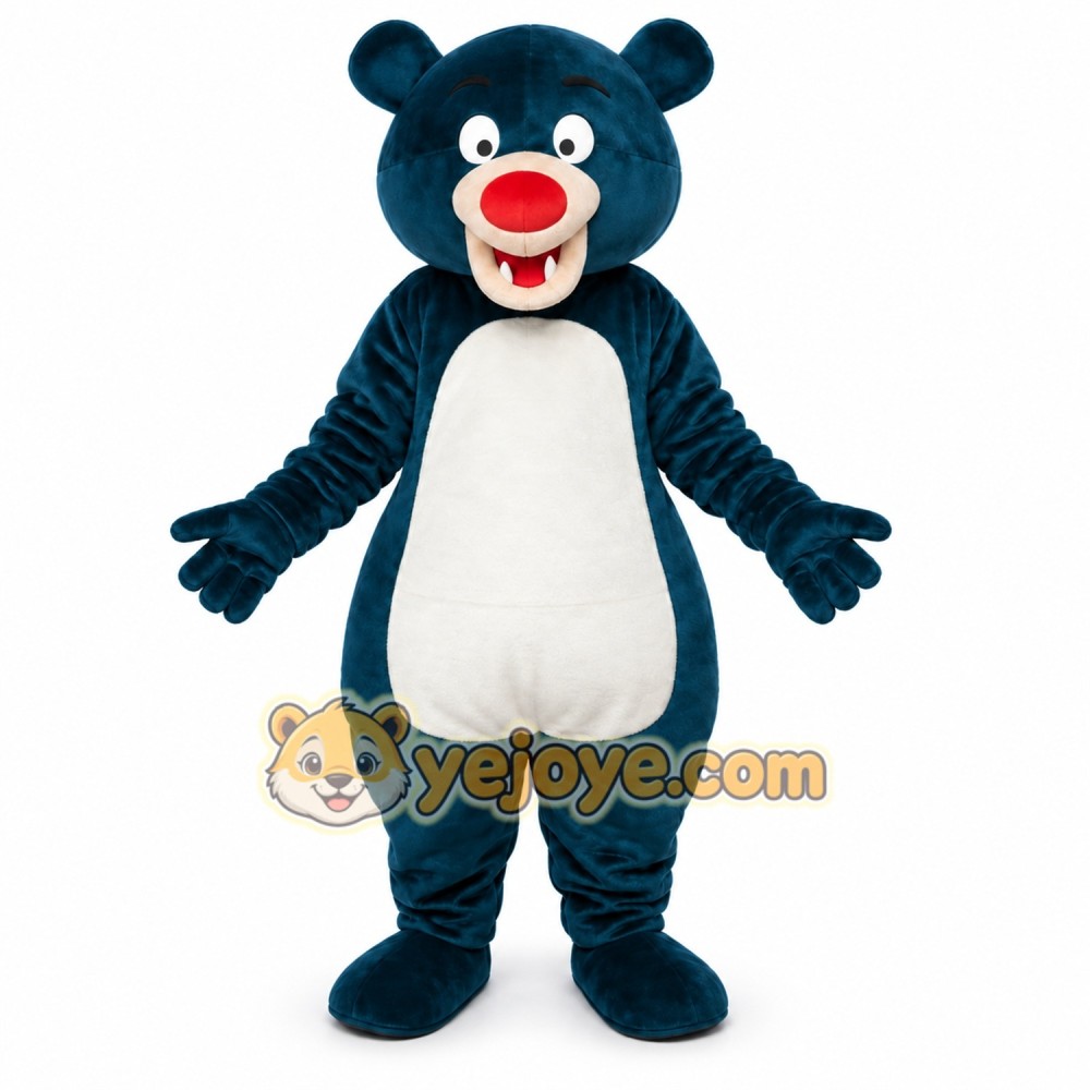 Blue Bear Mascot Costume Blue Bear Mascot Costume