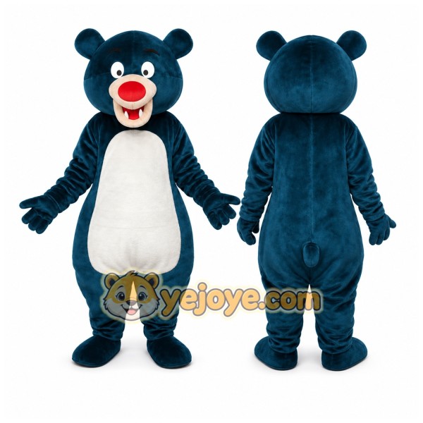 Blue Bear Mascot Costume