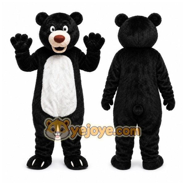 Black Bear Mascot Costume