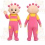 Pink Doll Mascot Costume
