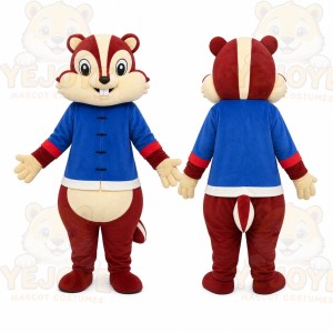 Chipmunk Jacket Mascot Costume