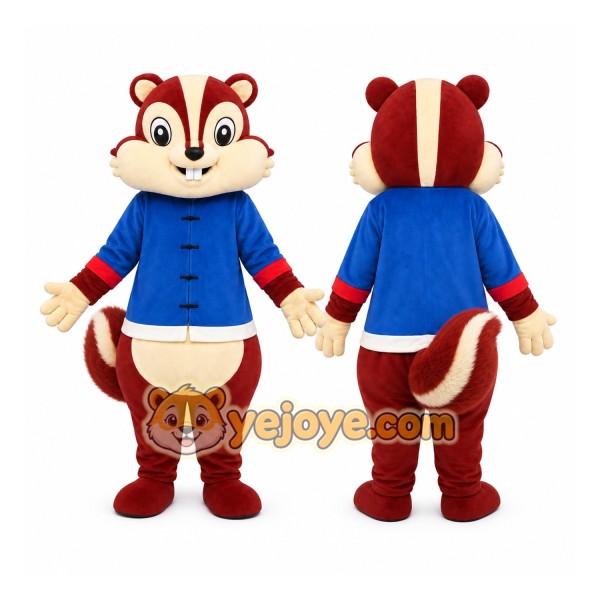 Chipmunk Jacket Mascot Costume