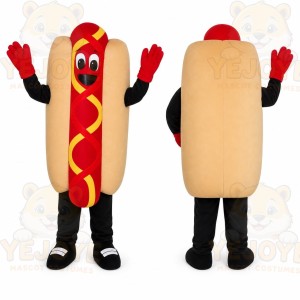 Hot Dog Mascot Costume
