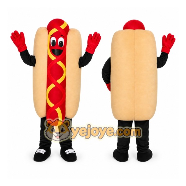 Hot Dog Mascot Costume