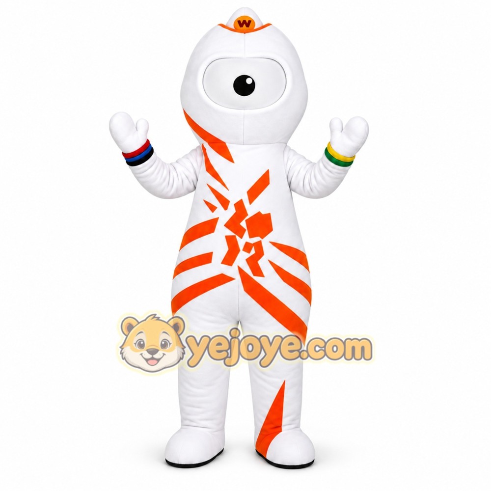 White Astronaut Mascot Costume Adult Character Outfit