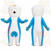 Blue Stripe Character Mascot Costume