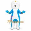 Blue Stripe Character Mascot Costume Blue Stripe Character Mascot Costume