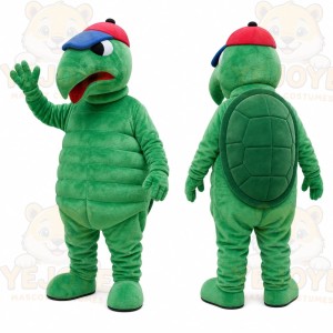 Green Turtle Mascot Costume