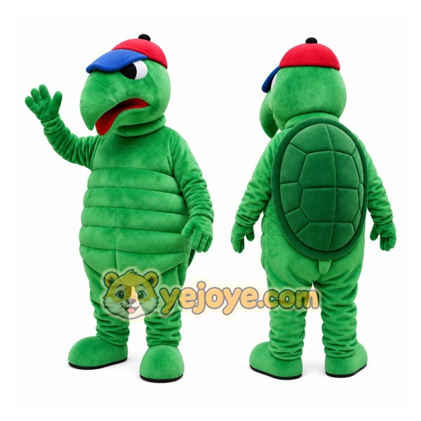 Green Turtle Mascot Costume