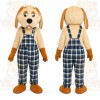 Plaid Puppy Mascot Costume