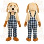 Plaid Puppy Mascot Costume