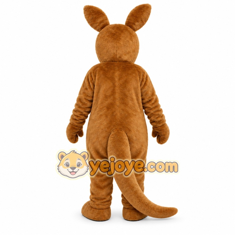 Brown Kangaroo Mascot Costume Brown Kangaroo Mascot Costume