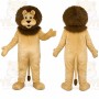 Tan Lion Mascot Costume