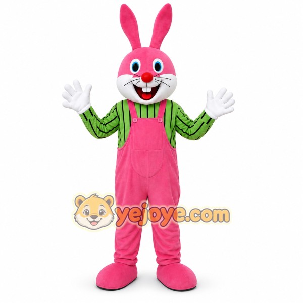 Pink Rabbit Mascot Costume Pink Rabbit Mascot Costume