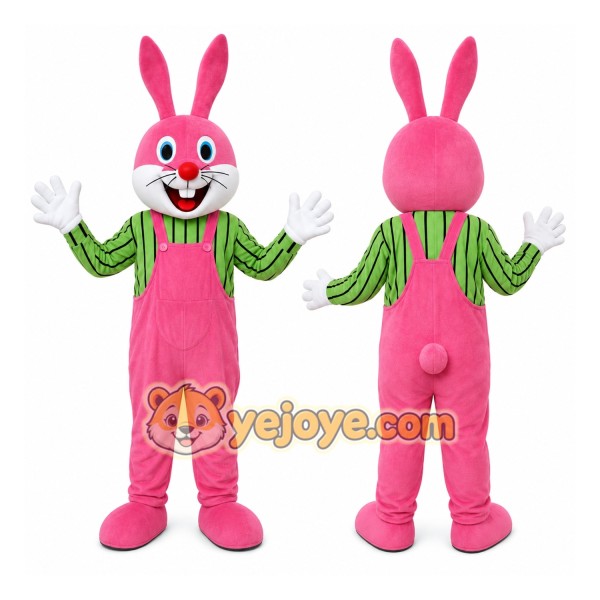 Pink Rabbit Mascot Costume