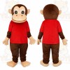Monkey Red Shirt Mascot Costume