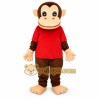 Monkey Red Shirt Mascot Costume Monkey Red Shirt Mascot Costume
