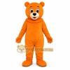 Orange Bear Mascot Costume Orange Bear Mascot Costume