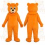 Orange Bear Mascot Costume