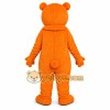 Orange Bear Mascot Costume Orange Bear Mascot Costume