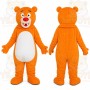 Orange Bear Mascot Costume