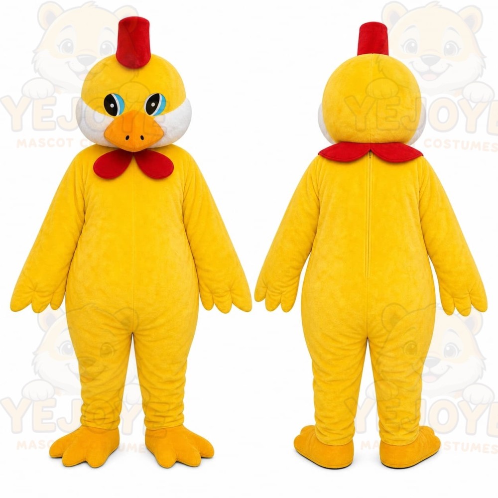 Yellow Chick Mascot Costume