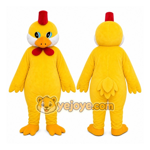 Yellow Chick Mascot Costume