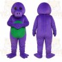 Purple Hippopotamus Mascot Costume