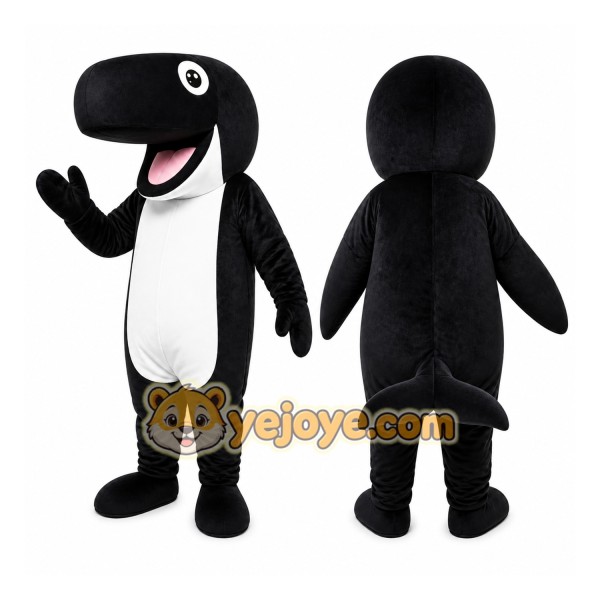 Orca Whale Mascot Costume