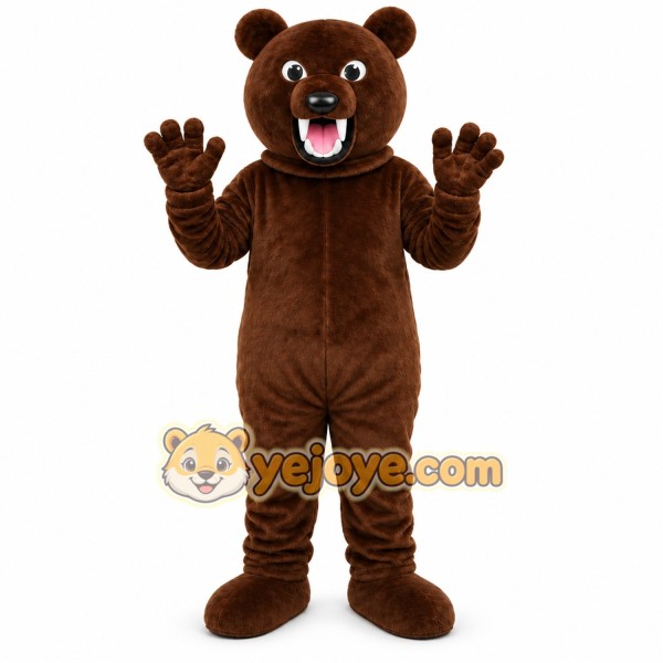 Brown Bear Mascot Costume Brown Bear Mascot Costume