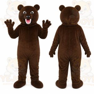 Brown Bear Mascot Costume