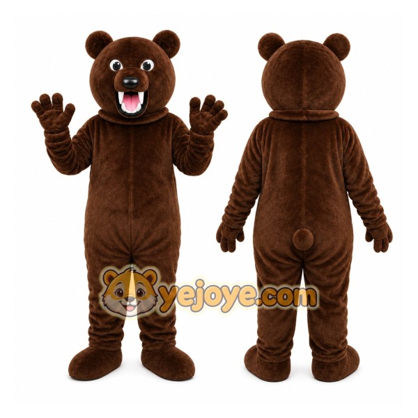 Brown Bear Mascot Costume