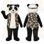 Camo Panda Mascot Costume