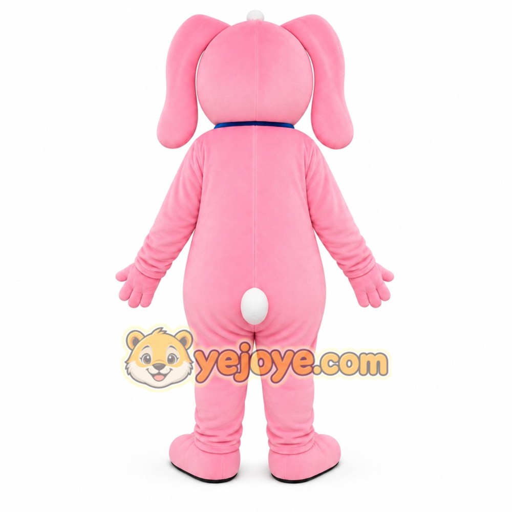 Pink Bunny Mascot Costume Pink Bunny Mascot Costume