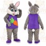 Gray Rabbit Mascot Costume