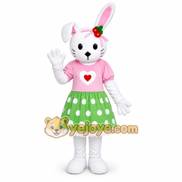 Bunny Dress Mascot Costume Bunny Dress Mascot Costume