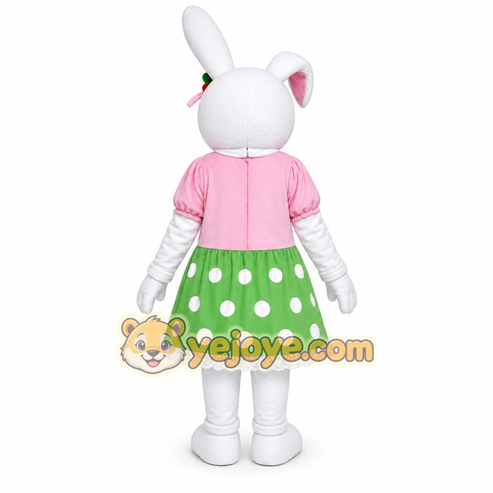 Bunny Dress Mascot Costume Bunny Dress Mascot Costume