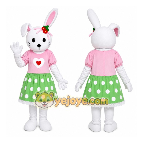 Bunny Dress Mascot Costume